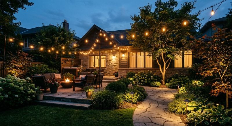 Courtyard Light Installation in Utah County, UT
