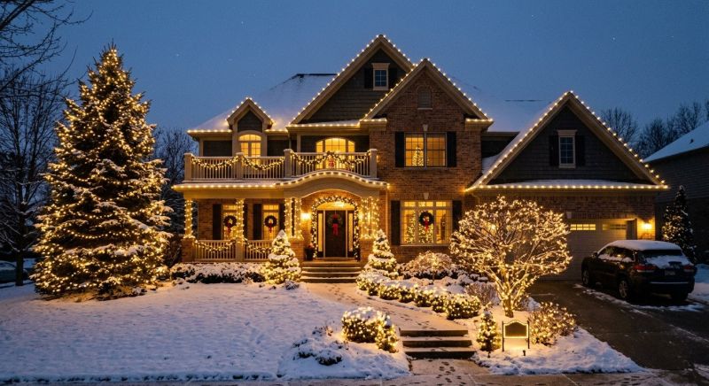 Xmas Lights Installation in Kansas City, KS