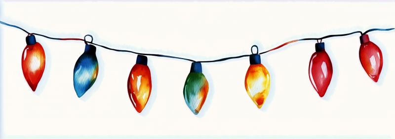 Christmas Lights Hanging in Olathe, KS