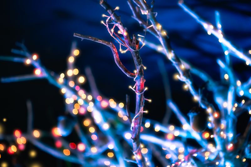 Christmas Lights Hanging in Olathe, KS