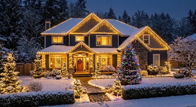 Christmas Lights Installation in Olathe, KS