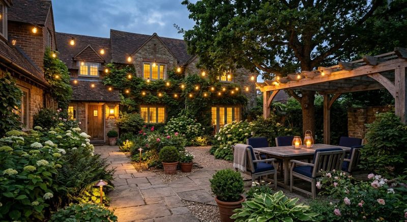 Courtyard Light Installation in Denver County, CO