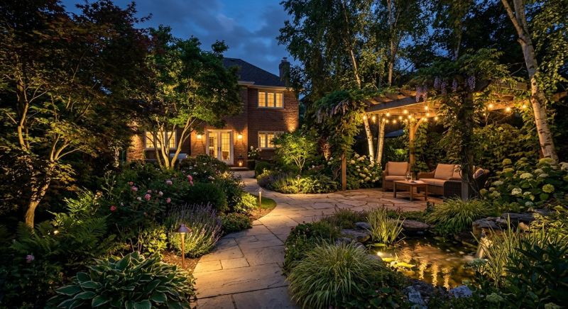 Garden Lighting Installation in Provo, UT