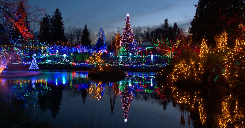 Holiday Lights Hanging in Olathe, KS
