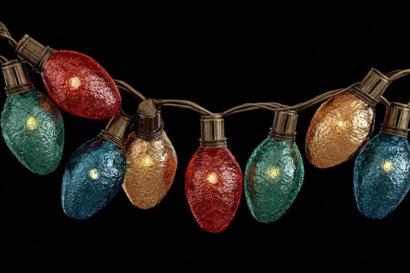 Holiday Lights Hanging in Alpharetta, GA