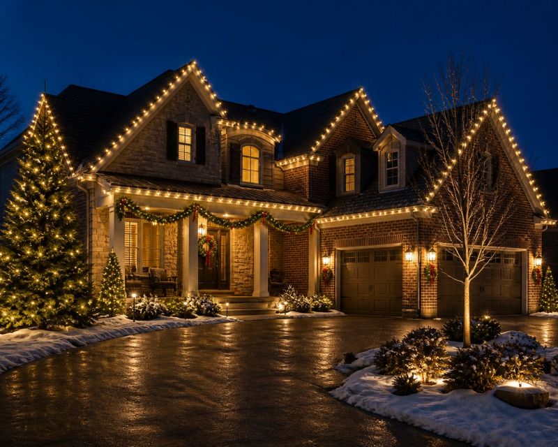 Holiday Lights Installation in Kansas City, KS