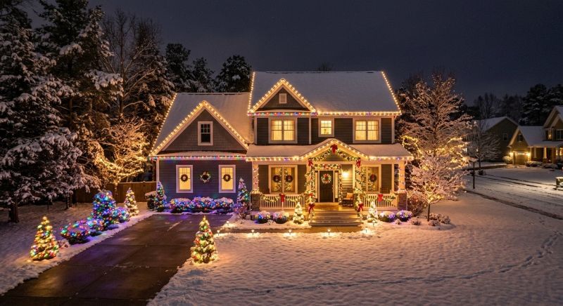Holiday Lights Installation in Olathe, KS