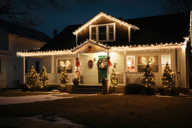 Holiday Lights Installation in Alpharetta, GA