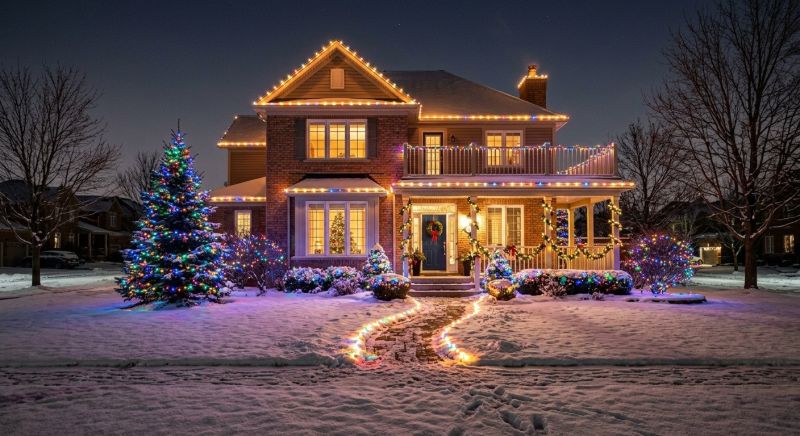 Seasonal Lights Installation in Alpharetta, GA