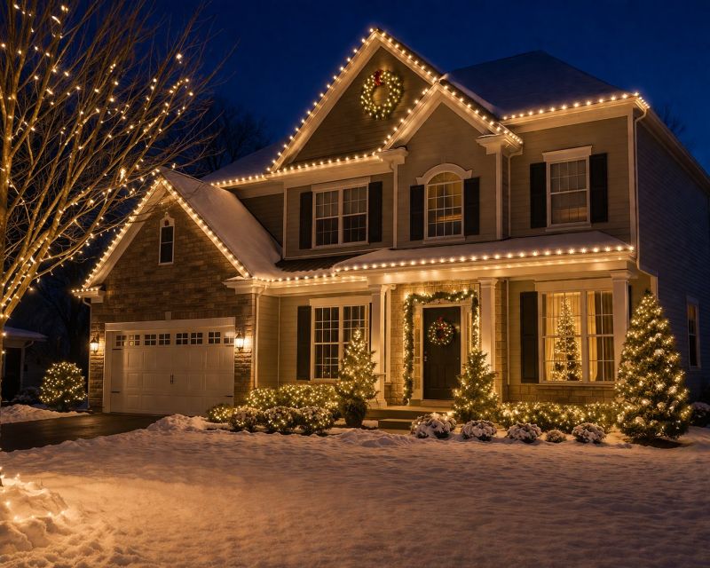 Seasonal Lights Installation in Alpharetta, GA