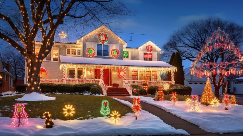 Seasonal Lights Installation in Overland Park, KS