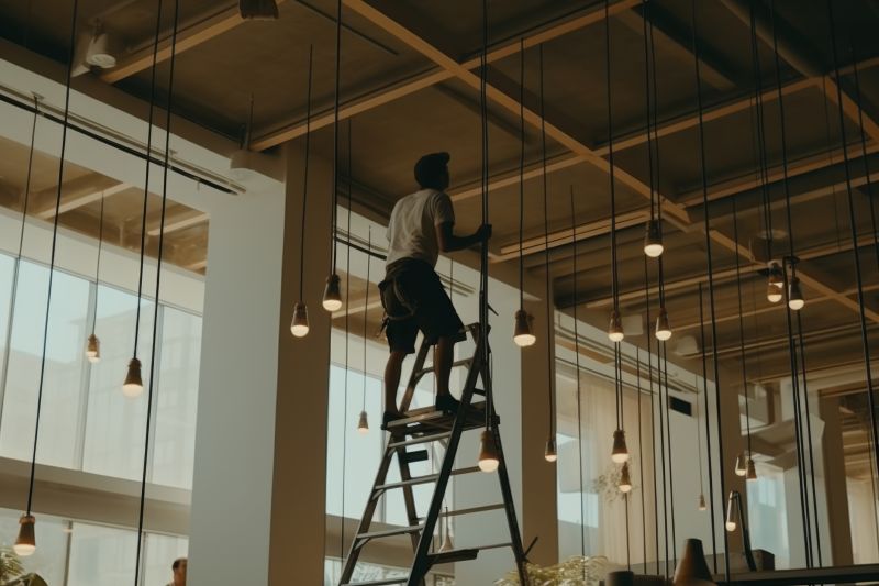 String Light Installation