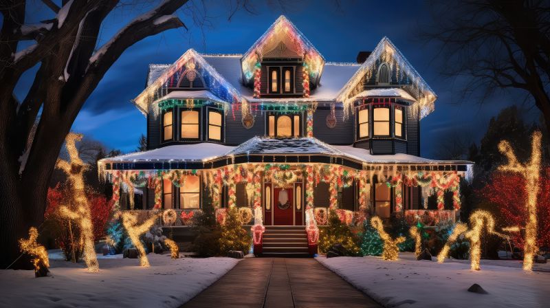 Xmas Lights Installation in Alpharetta, GA